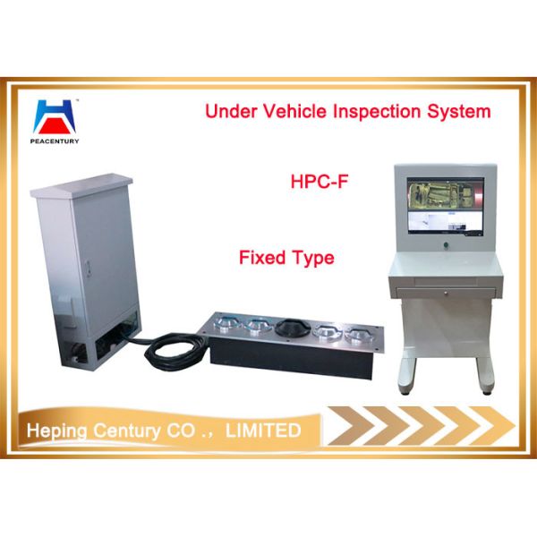 Professional under vehicle scanner security inspection checking with camera system