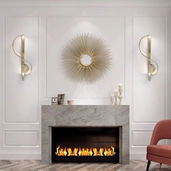 Modern New Style LED Indoor Gold Wall Light For Living Bedroom  Wall Lamp