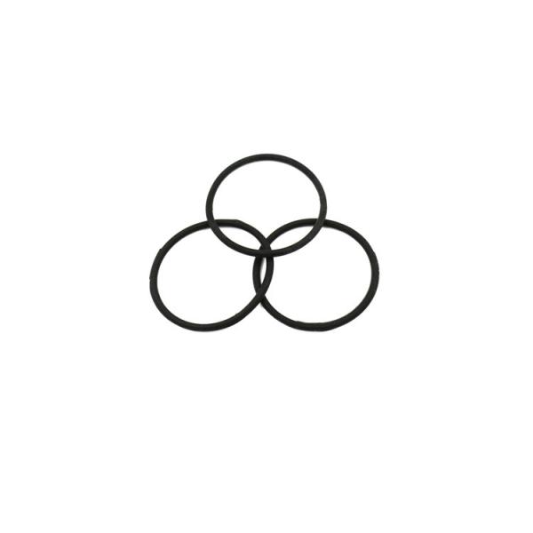 Odorless Practical Silicone Rubber Supplies Hair Ties High Elastic