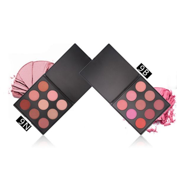 Профессиональный макияж стороны краснеет цвет для справедливой кожи, естественный смотреть краснеет набор макияжа