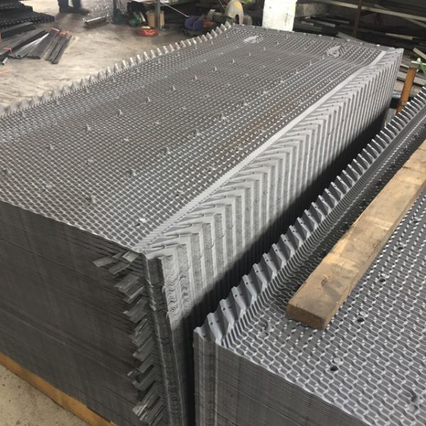 19mm 20mm PVC Cooling Tower Infill Filter Film Cooling Tower Packing Material