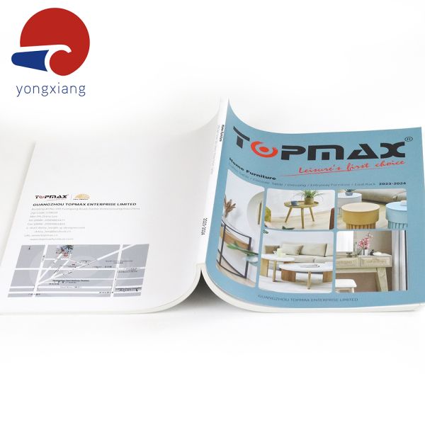 Softcover Catalog Magazine Printing Offset Printing / Digital Printing A4 Magazine Printing
