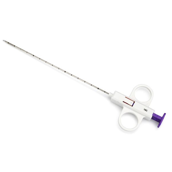 16G 160 мм одноразовая медицинская полуавтоматическая биопсическая игла с коаксиальным поставщиком