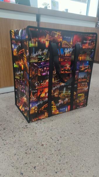 Eco-Friendly Ink Custom PP Woven Shopping Bag 10kg Capacity