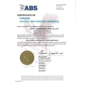 Haitu (Shandong) Steel Co., Ltd. Certifications