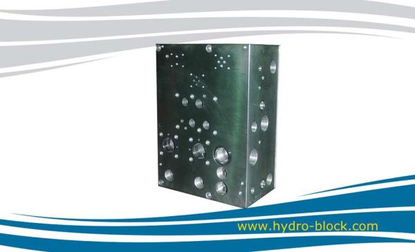 Injection molding machine servo use pressure regulating valve block