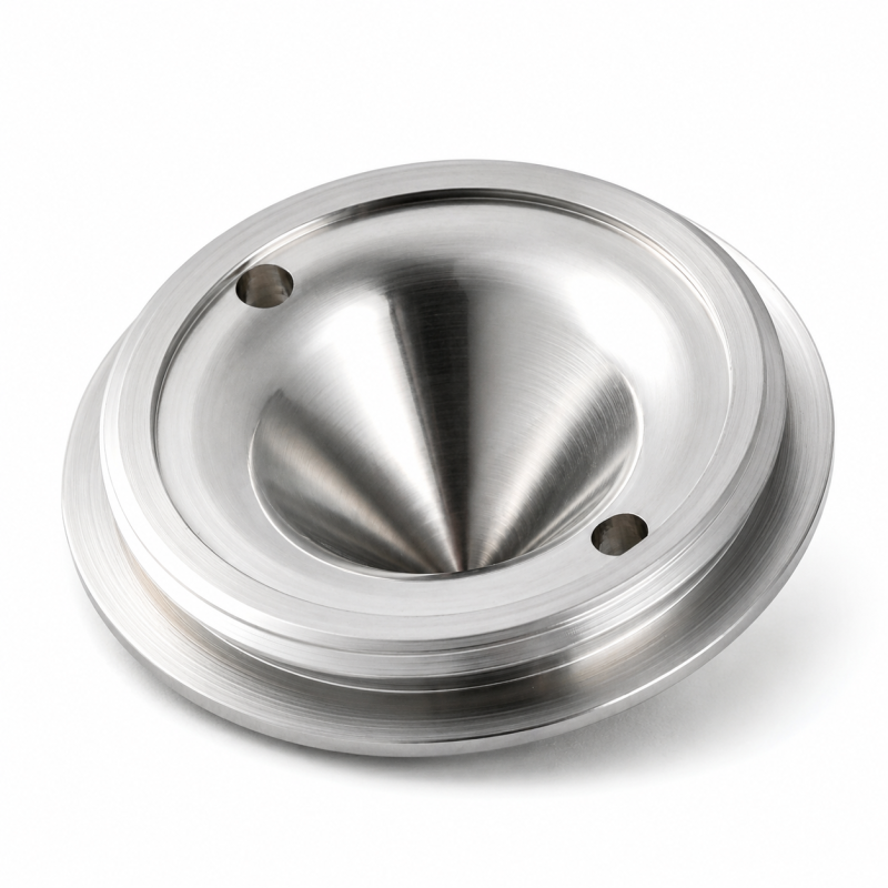High-purity Nickel Skimmer Cone W1026356-RAC41 with Platinum Option and Corrosion Resistance