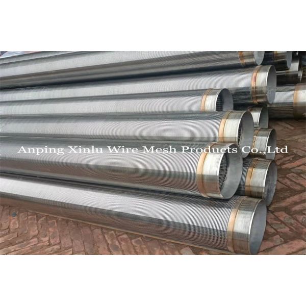Johnson Wedge Wire Continuous Slot Screen Pipe For Groundwater