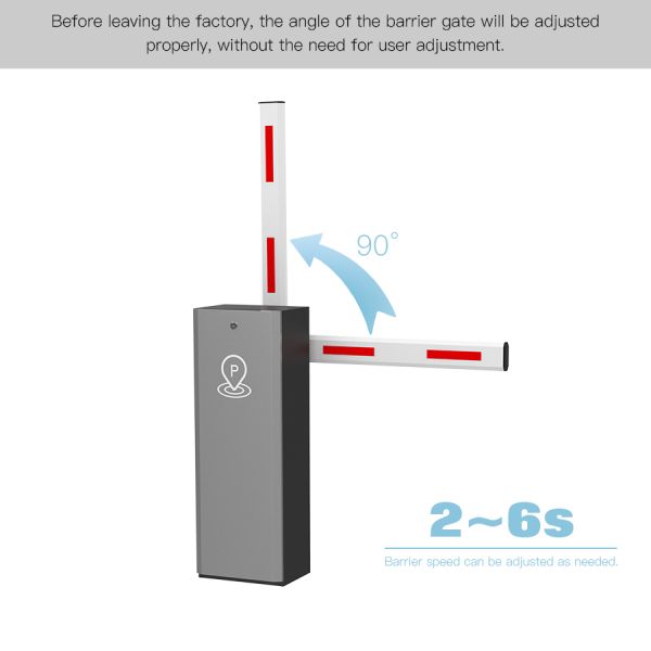 HCW  Barrier Gate Ac220v Security 3.5m Length Best Waterproof Pole Dc24v  Parking