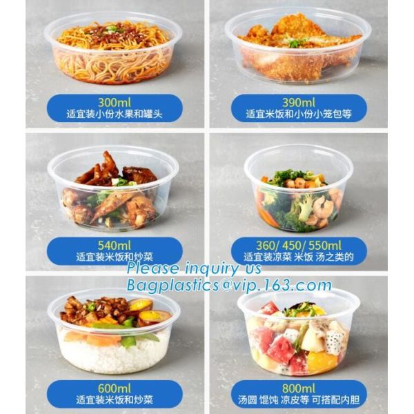 Коробка бенто пластикового устранимого пластикового взятия качества еды отсутствующая с 4 отсек, пищевой контейнер контейнеров пластиковый течебезопасный