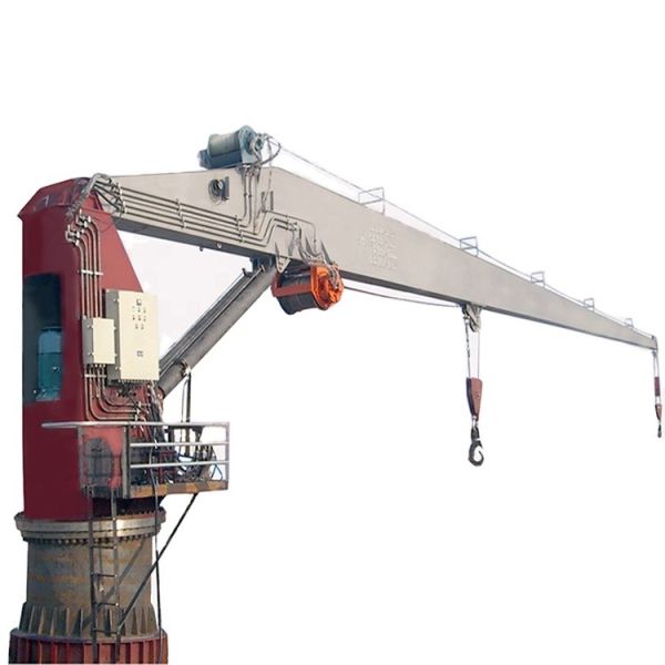 Marine Boom Jib Crane 40tons With Hydraulic Slewing For Ship 18m/Min