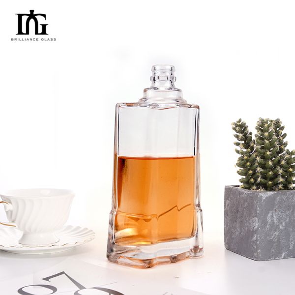 High White Screen Pringting Glass Bottle for Vodka Liquor Wine 375ml 500ml 700ml 1000ml
