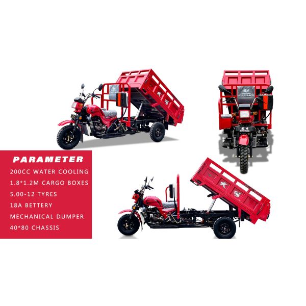 Открытое вождение мини-думпер холодильный мопед грузовой трехколесный велосипед с высокой производительностью