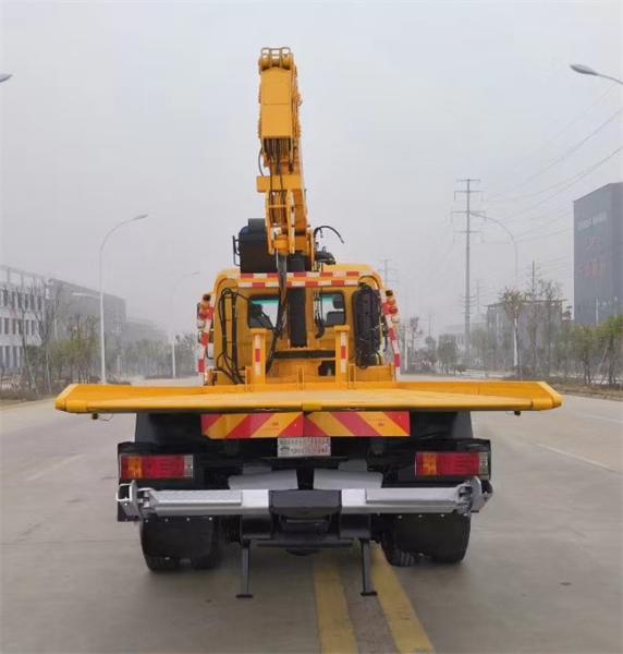 Heavy Duty Shacman Flat Bed Tow Car Bus 15 Ton Wrecker Towing Truck