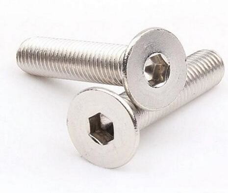 DIN7991 Countersunk Head Screw Hex Socket Recessed Self Threading Screws Partially Thread