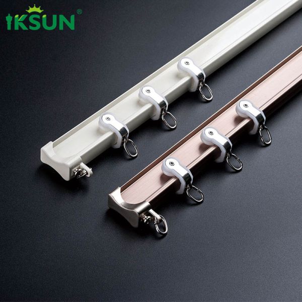 1.2mm Rose Gold Curved Curtain Track Heavy Duty For Wall Corner