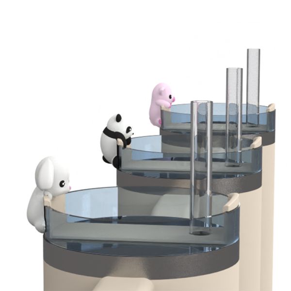 Accessoires de bar Cute dessin animé panda lapin lapin cochon design BPA gratuit de qualité alimentaire Silicone Aceesoreis pour les fûts de bouteille