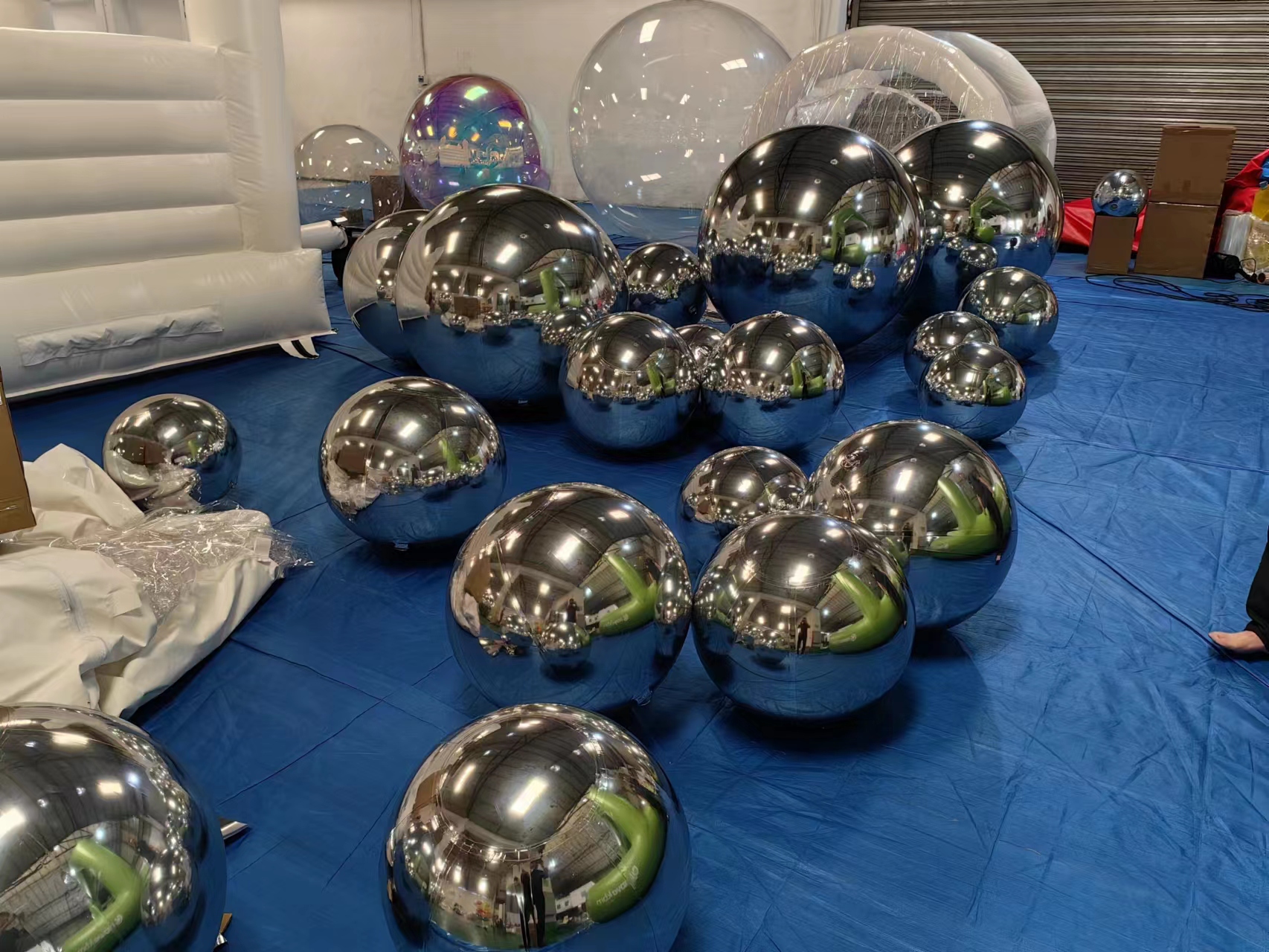 Popular High Quality Factory Wholesale Advertising Inflatable Mirror Balls 1Meter Inflatable Mirror Balls for Party Event
