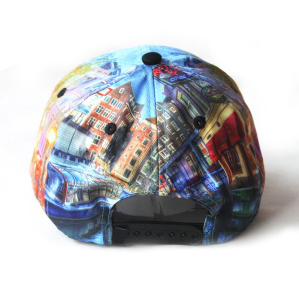 OEM ODM Embroidery Outdoor Baseball Caps 6 Panel For Round Face