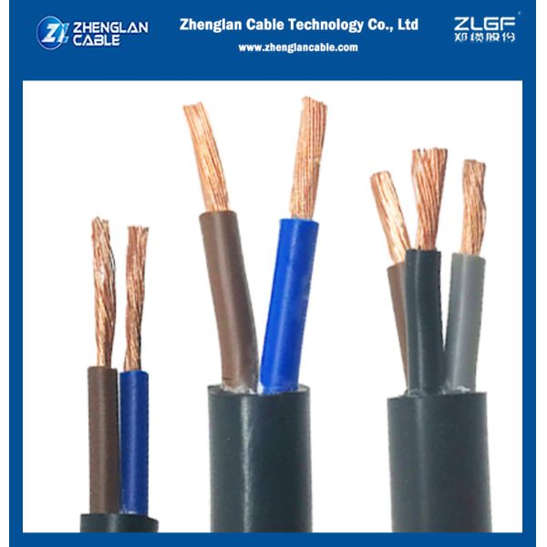 XLPE Insulated 1.5mm2 2 Cores Copper Cable 2x1.5mm2  IEC60502 CU/XLPE/PVC