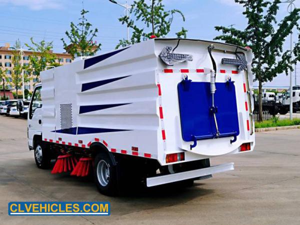 ISUZU NQR NPR Road Sweeper Truck 6 Wheels ISO9000 CCC Certification