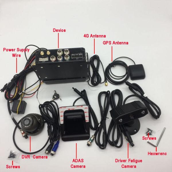 Hidden ADAS DMS Driver Fatigue Alarm System Support Micro SIM Card
