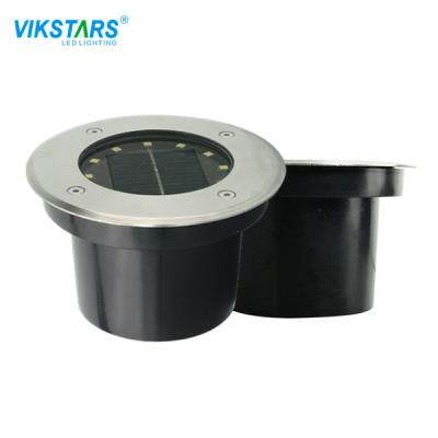 luzes postas solares exteriores ip68 do jardim 2000mAH para a plataforma da decoração da iluminação das escadas