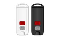 Corrente chave 130DB do alarme da sirene da bateria recarregável 150mAh para mulheres das crianças