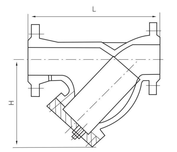 ANSI Wcb Flange tipo Y Filtro de aço inoxidável Pagamento inicial com ligação de flange
