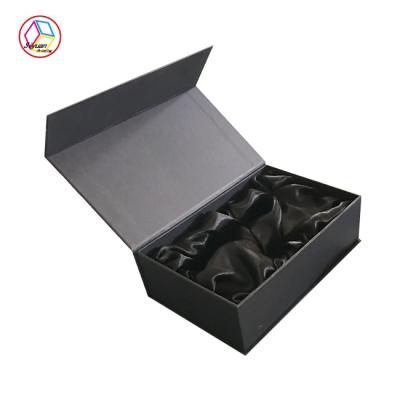 Flip Gold Foil Hair Extensions Packaging Box Matte Lamination With Insert