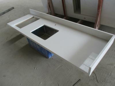 Scratch Resistant Engineered Stone Kitchen Countertops 7 Mohs Hardness