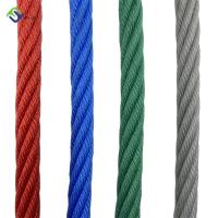 Corda combinada de alta resistência à corrosão 6 fios PP 16 mm para estrutura de escalada