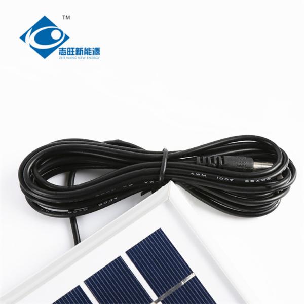 o alumínio portátil de 6V 2W molda o carregador do painel solar o vidro de ZW-2W-6V que laminou os painéis solares