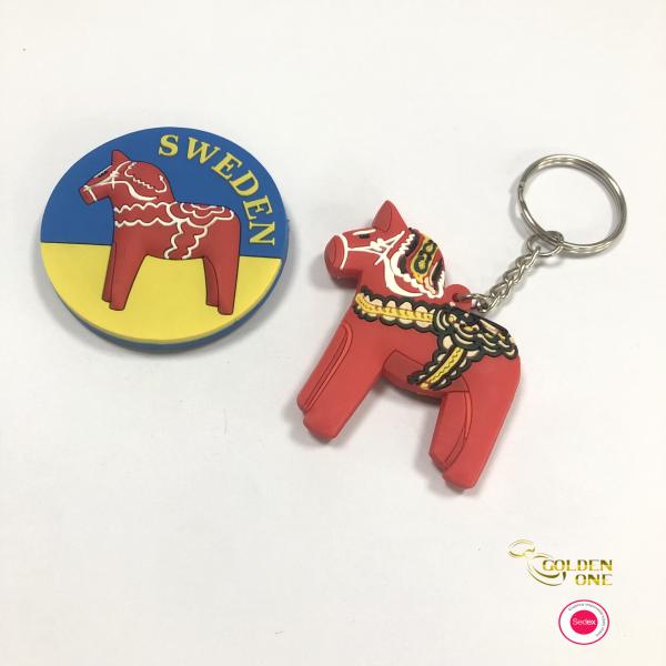 Wholesale Custom Logo Stylish 3D PVC Promotional Decorative Refrigerators Magnet Soft Rubber Fridge Magnets With Bottle Opener