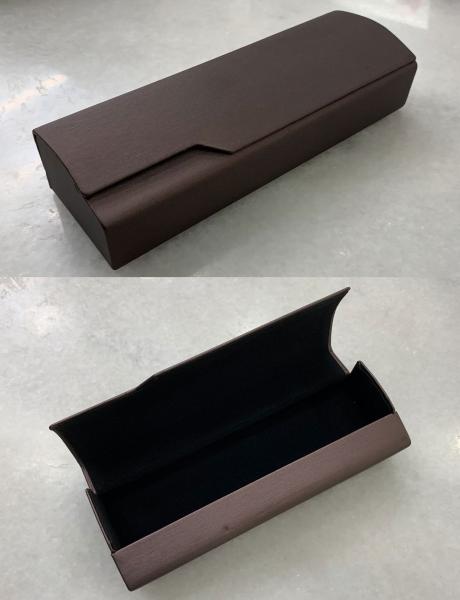 Logo Custom Grey Black  FDA ODM Soft Eyeglasses Case