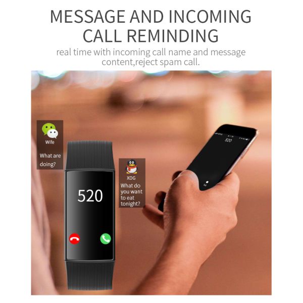 Smart Watch de Rate Blood Pressure Blood Oxygen del corazón de Smartwatch de la prenda impermeable de ECG