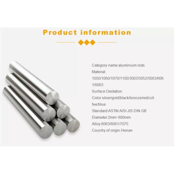 6061 T6 6063 T5 comprimento de alumínio contínuo liso retangular da barra 1m-6m