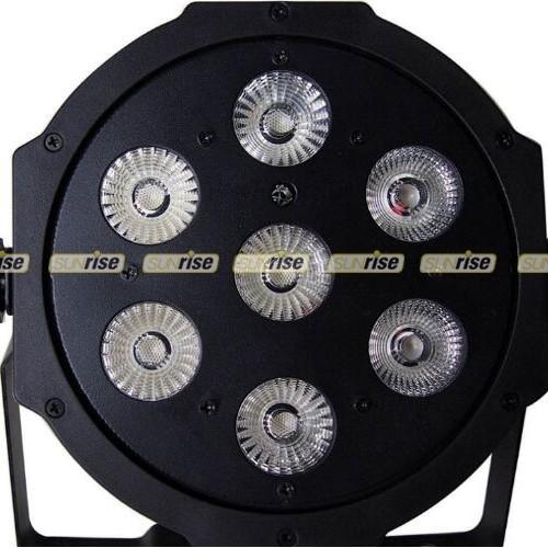7x10W RGBW Mini Par Can Lights , Night Club Dj Mini Par Light Sound Activated