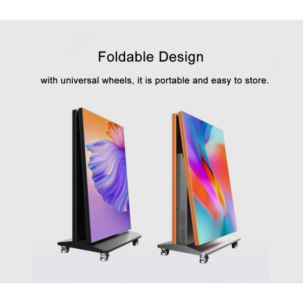 LED Touch Screen Display Foldable LED HD Digital Poster Display