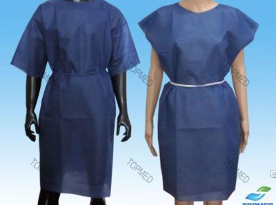 Disposable 21 G/M² 115*137cm Comfortable Hospital Gowns