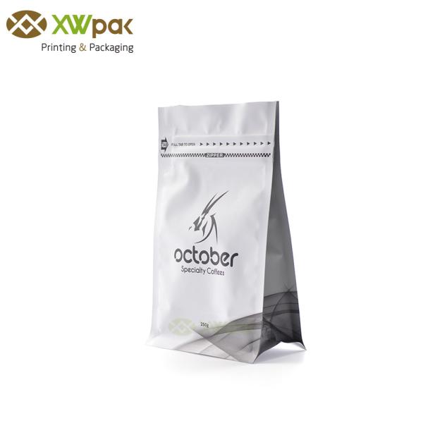 A embalagem Resealable do café ensaca com o um malote do reforço do lado da válvula de desgaseificação da maneira/folha de alumínio