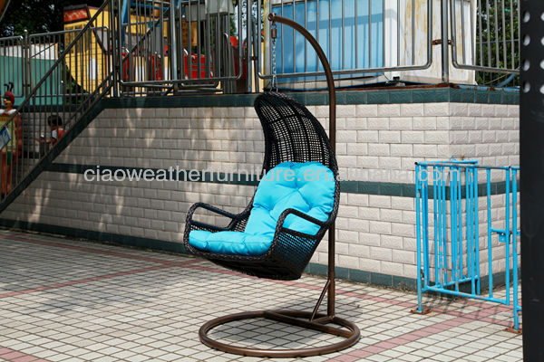 Outdoor Playground Swing Set With Modern Rattan Luxury Swing for Children Aged 8 Years