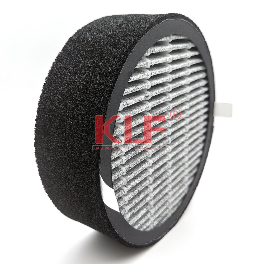 H13 Carbon Fiber Air Purifier Filter with 144x55mm Size for Effective Smoke Capture