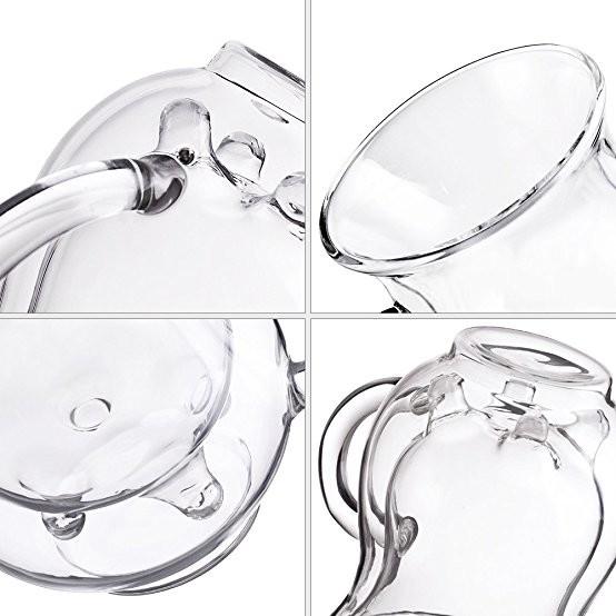Handcraft Borosilicate Glass Double Wall Coffee Cups Heat Resistant 250ml Capacity
