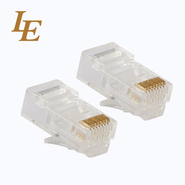 FTP 8P8C Copper Ethernet RJ45 Connector Cat5e Cat6 Cat6A 3U Modular Plug