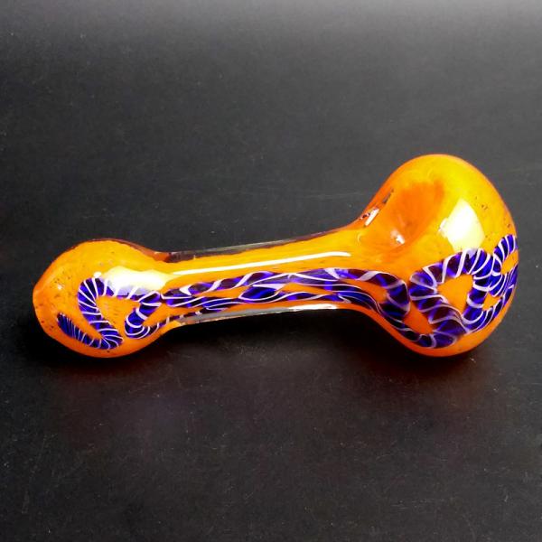 Adult Use Custom Glass Hand  Pipes For Tobacco Dry Herb Grass Weed 3.9 Inch