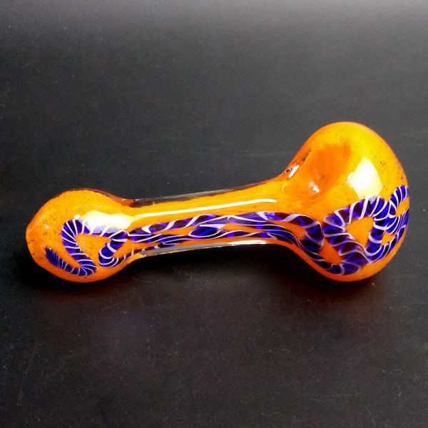 Adult Use Custom Glass Hand  Pipes For Tobacco Dry Herb Grass Weed 3.9 Inch