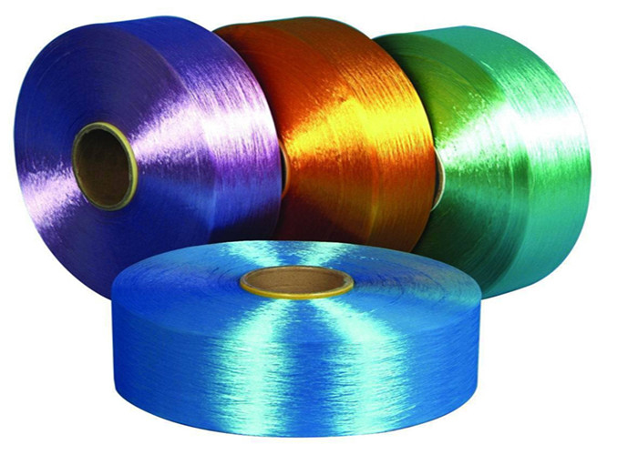 Multi Color Polyester Filament Yarn , Fully Drawn Spun Polyester Yarn 100D/72F
