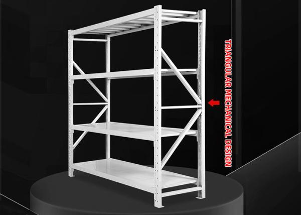 Metal Warehouse Stacking Household 70kg Heavy Duty Storage Shelves Electrostatic Protection