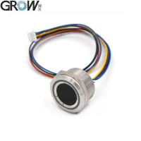 CROÎTRE R503-M22 DC3.3V 200 Capacité Anneau Rond RVB Indicateur LED Contrôle Module d'Empreintes Digitales Capacitif Capteur Scanner